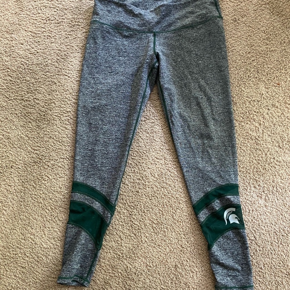 Michigan State Mesh Cut Out Leggings